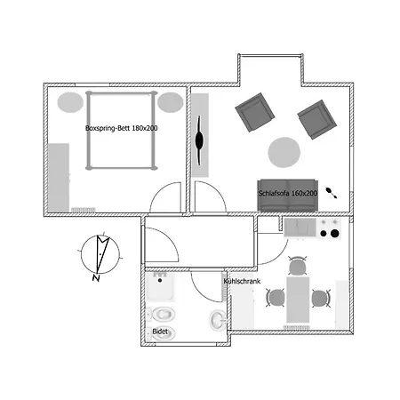 Witte Huus 'jan' Apartment Langeoog